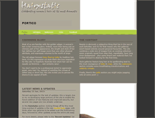 Tablet Screenshot of hairxstatic.com